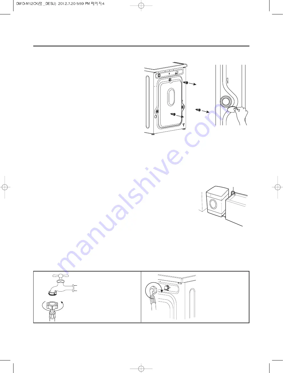 Daewoo DWD-M12CK Instruction Manual Download Page 4