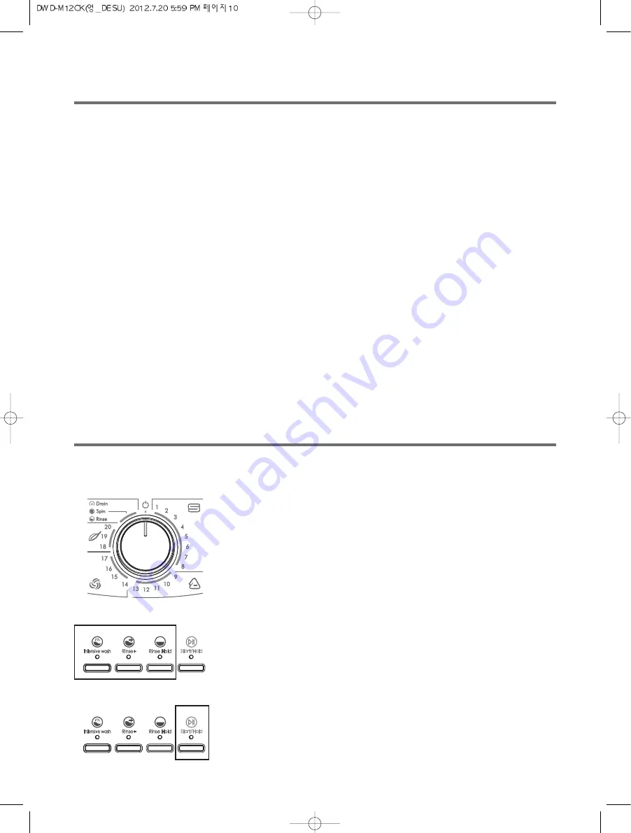 Daewoo DWD-M12CK Instruction Manual Download Page 10