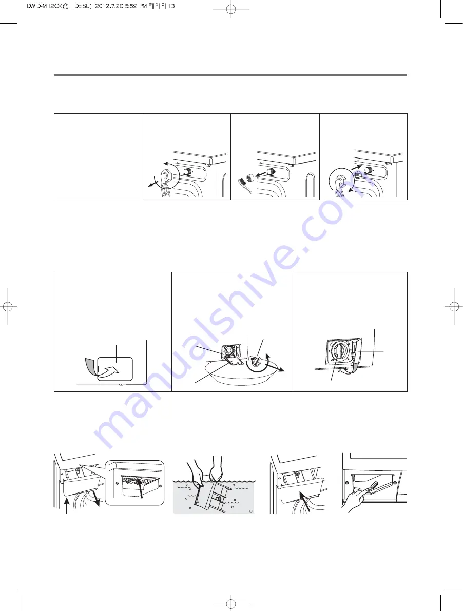 Daewoo DWD-M12CK Instruction Manual Download Page 13