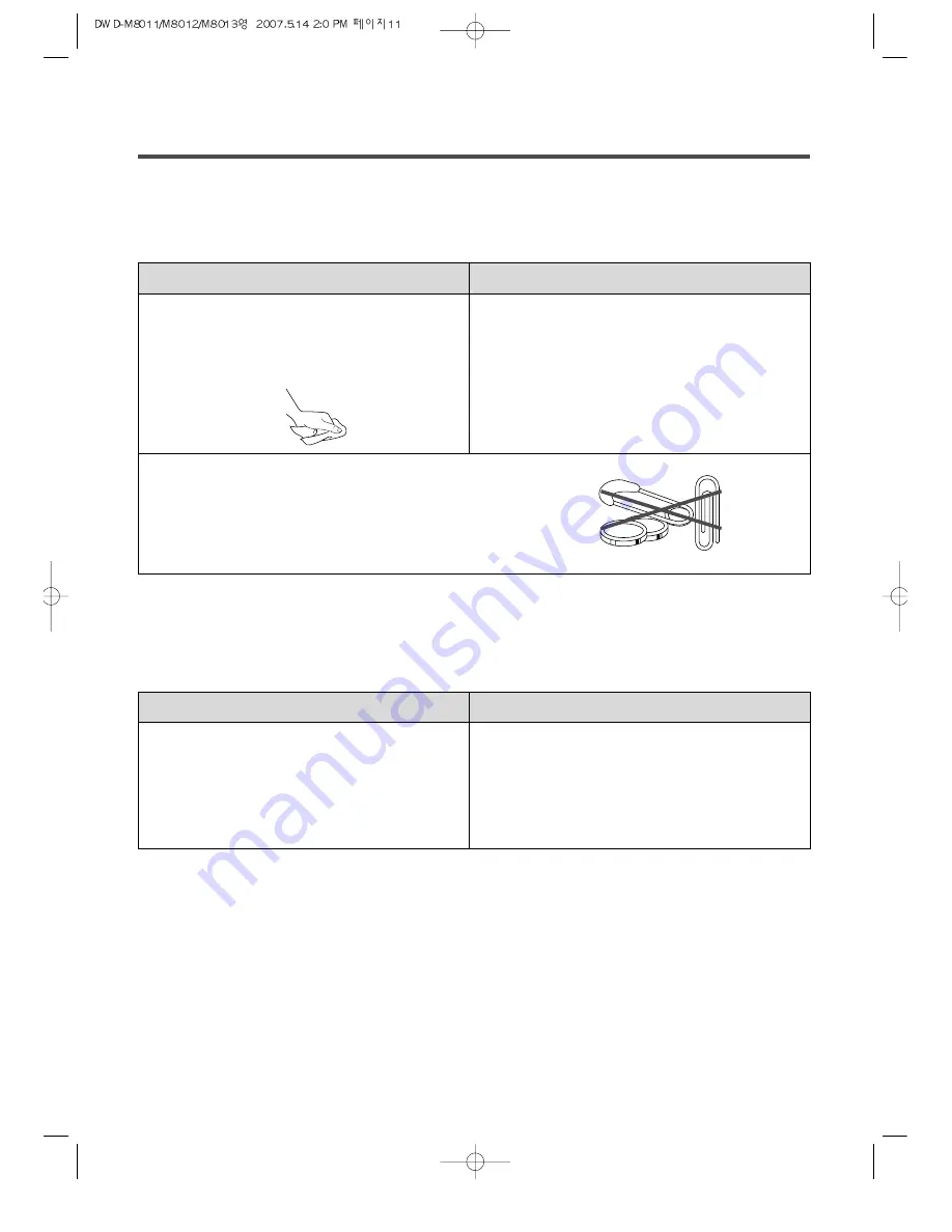 Daewoo DWD-M8013 Instruction Manual Download Page 11