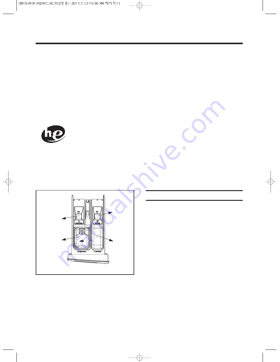 Daewoo DWD-WD1352RC Скачать руководство пользователя страница 11