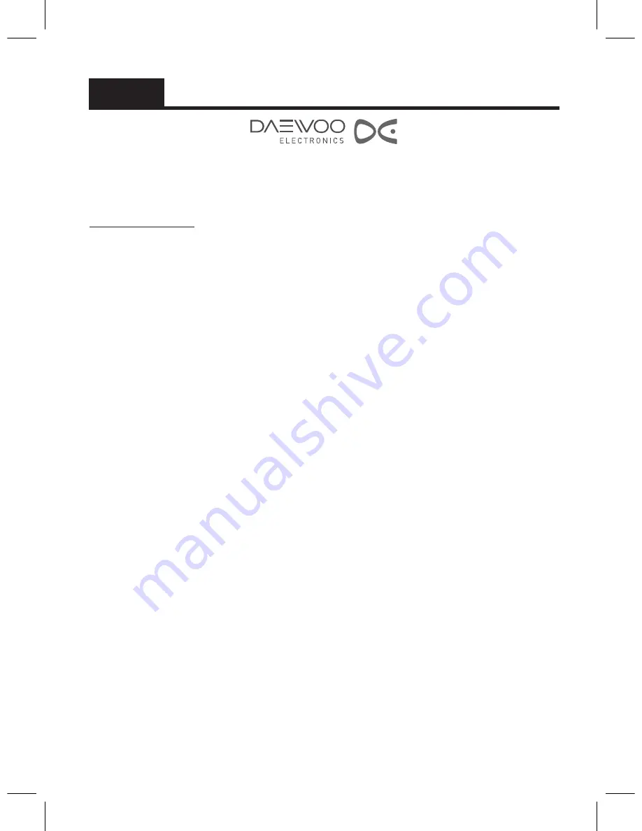 Daewoo DWD-WD1353WC Owner'S Manual Download Page 26