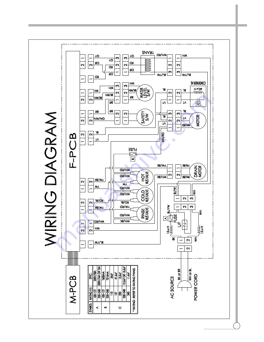 Daewoo DWF-1048 Скачать руководство пользователя страница 26