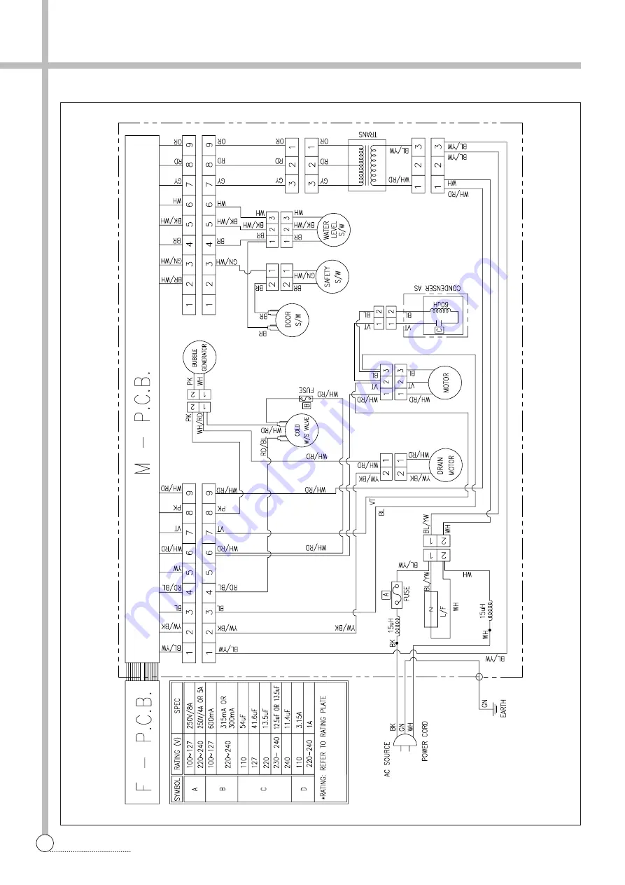 Daewoo DWF-1089 Скачать руководство пользователя страница 25