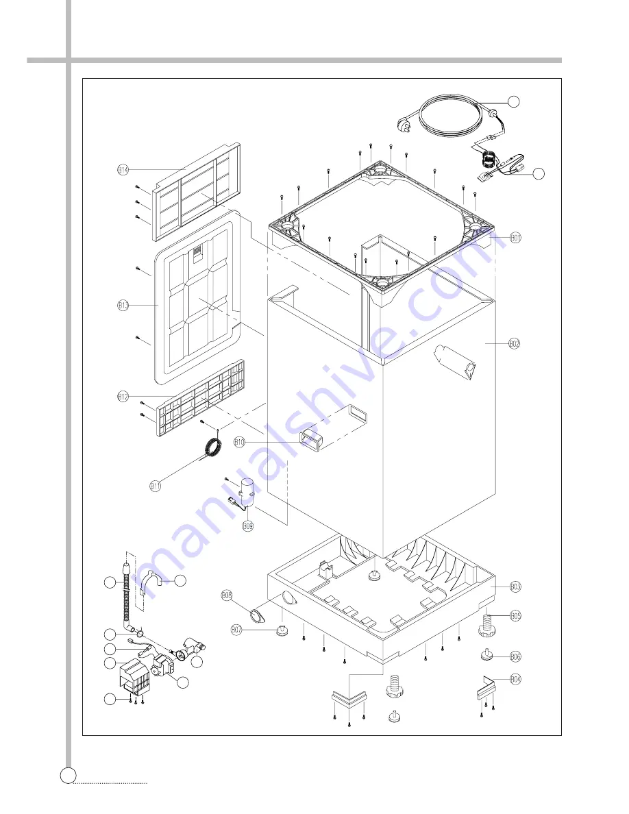 Daewoo DWF-1089 Service Manual Download Page 4