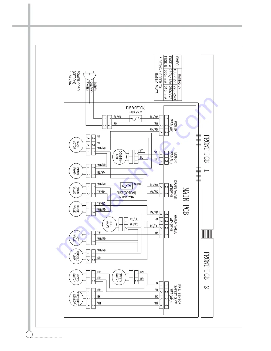 Daewoo DWF-261AW Service Manual Download Page 29