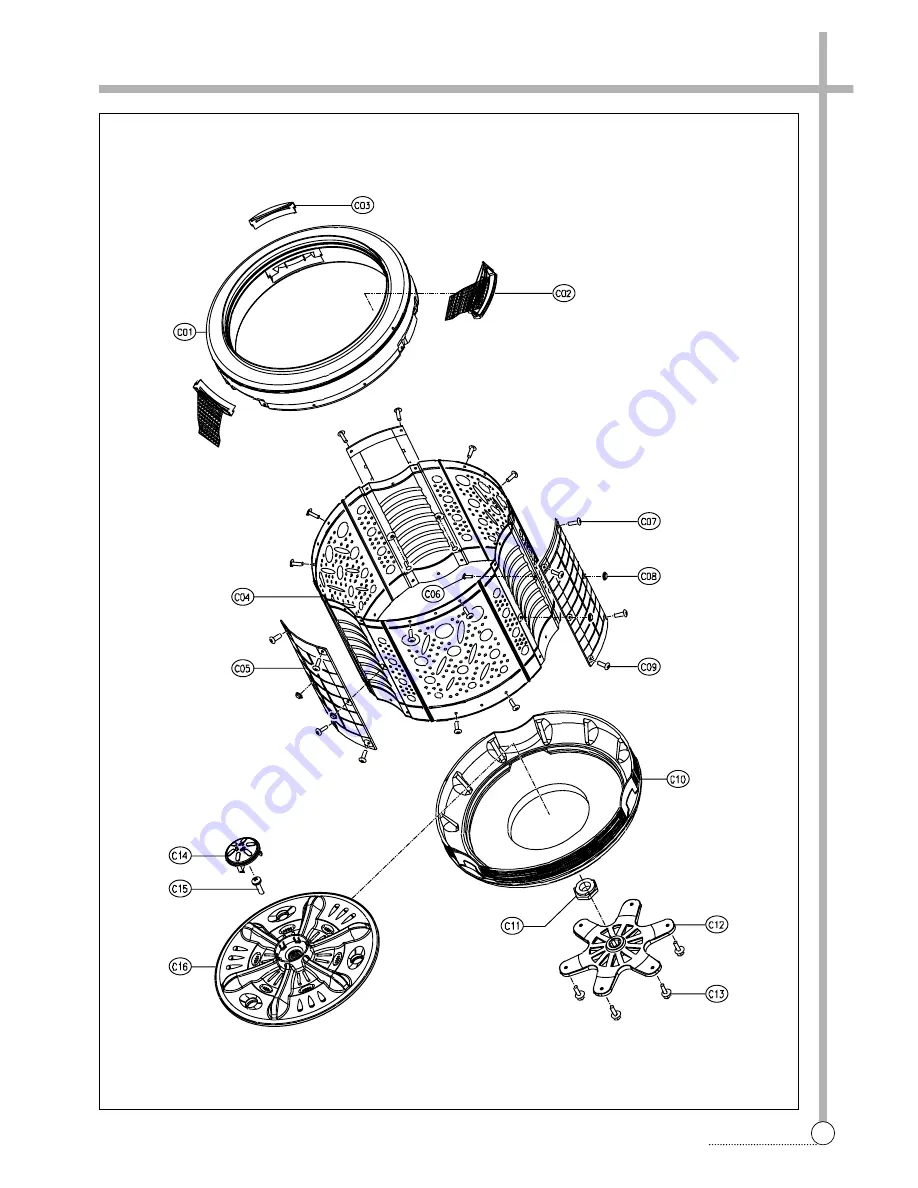 Daewoo DWF-312W Service Manual Download Page 32