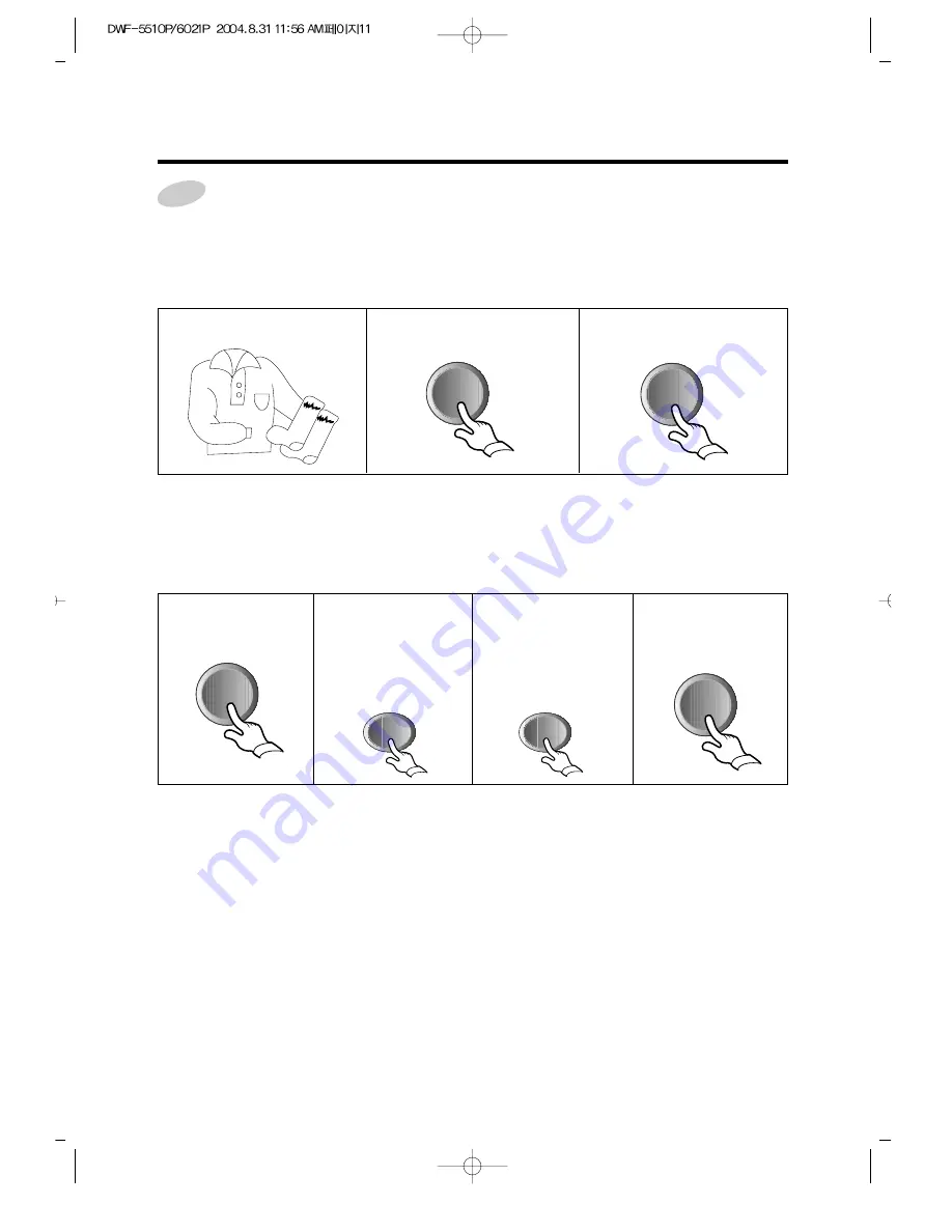 Daewoo DWF-5510P Скачать руководство пользователя страница 11