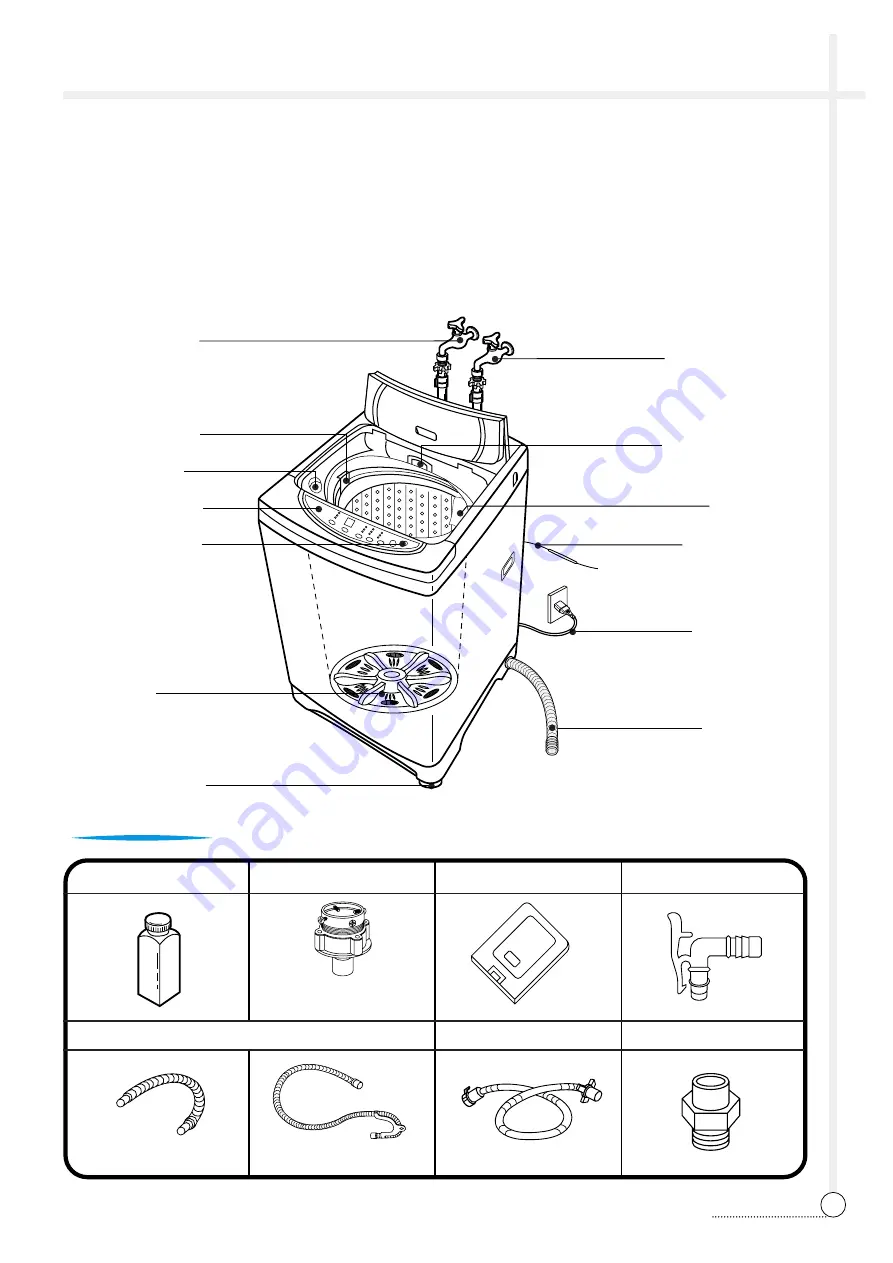 Daewoo DWF-750 Service Manual Download Page 4