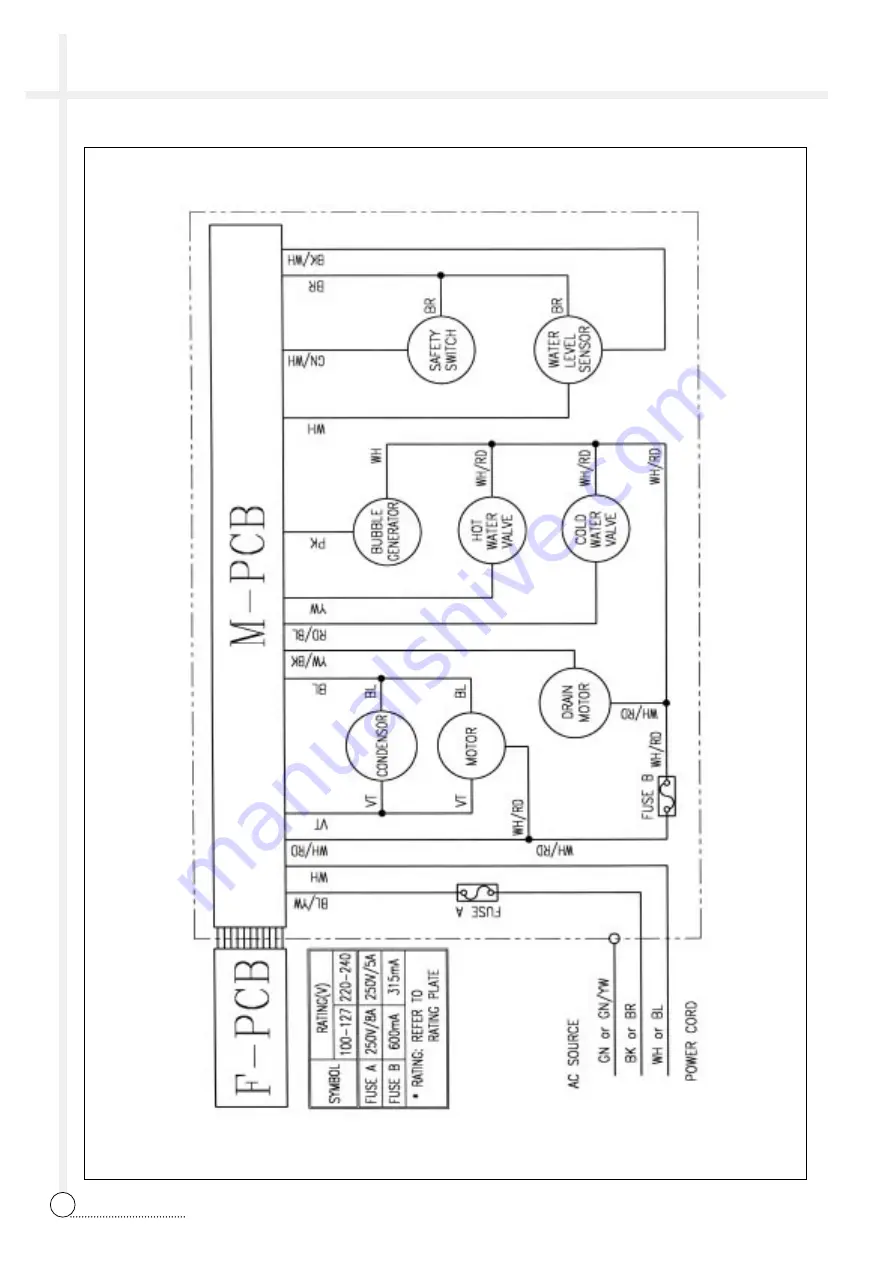 Daewoo DWF-750 Service Manual Download Page 27