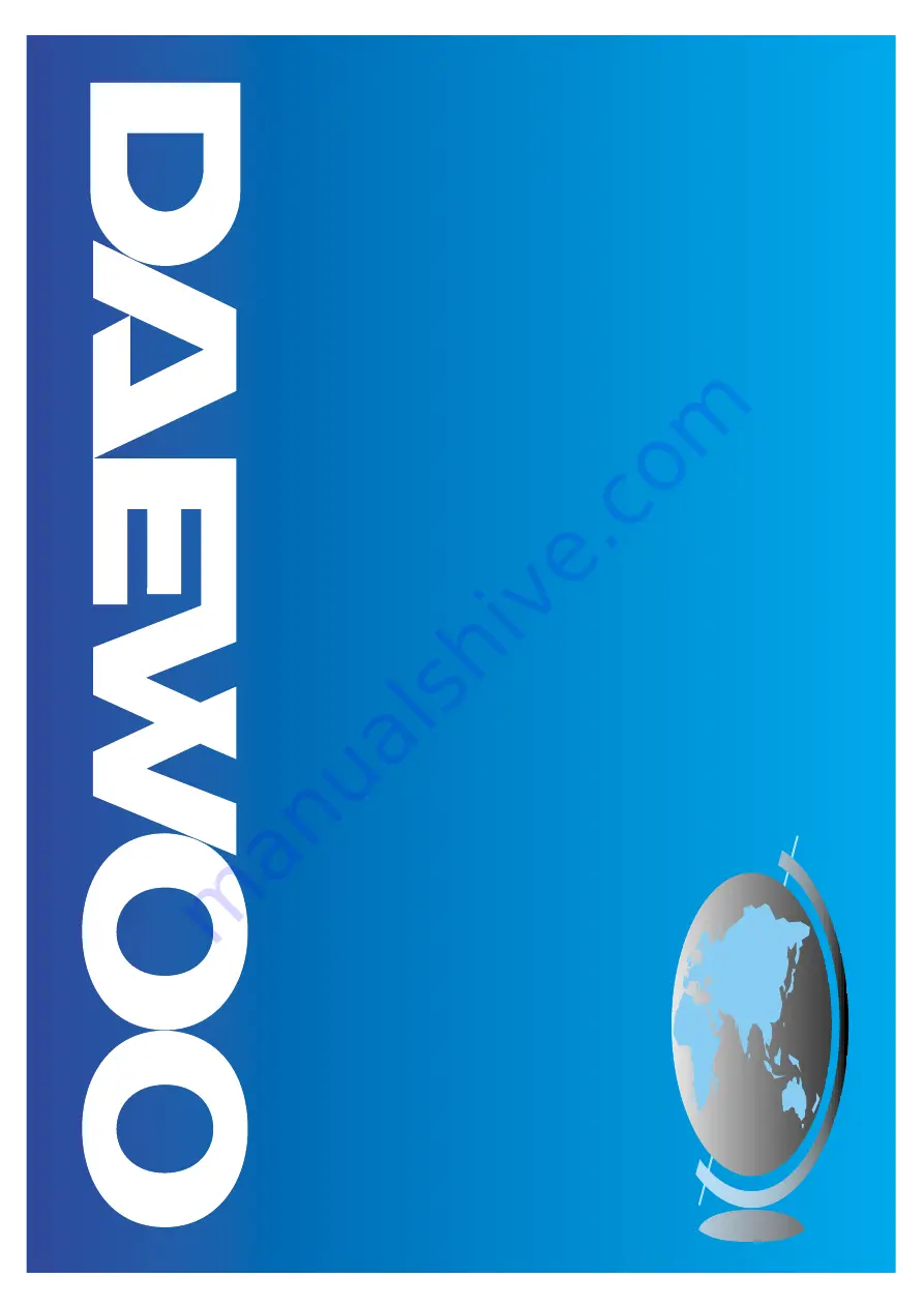 Daewoo DWF-805M Service Manual Download Page 1