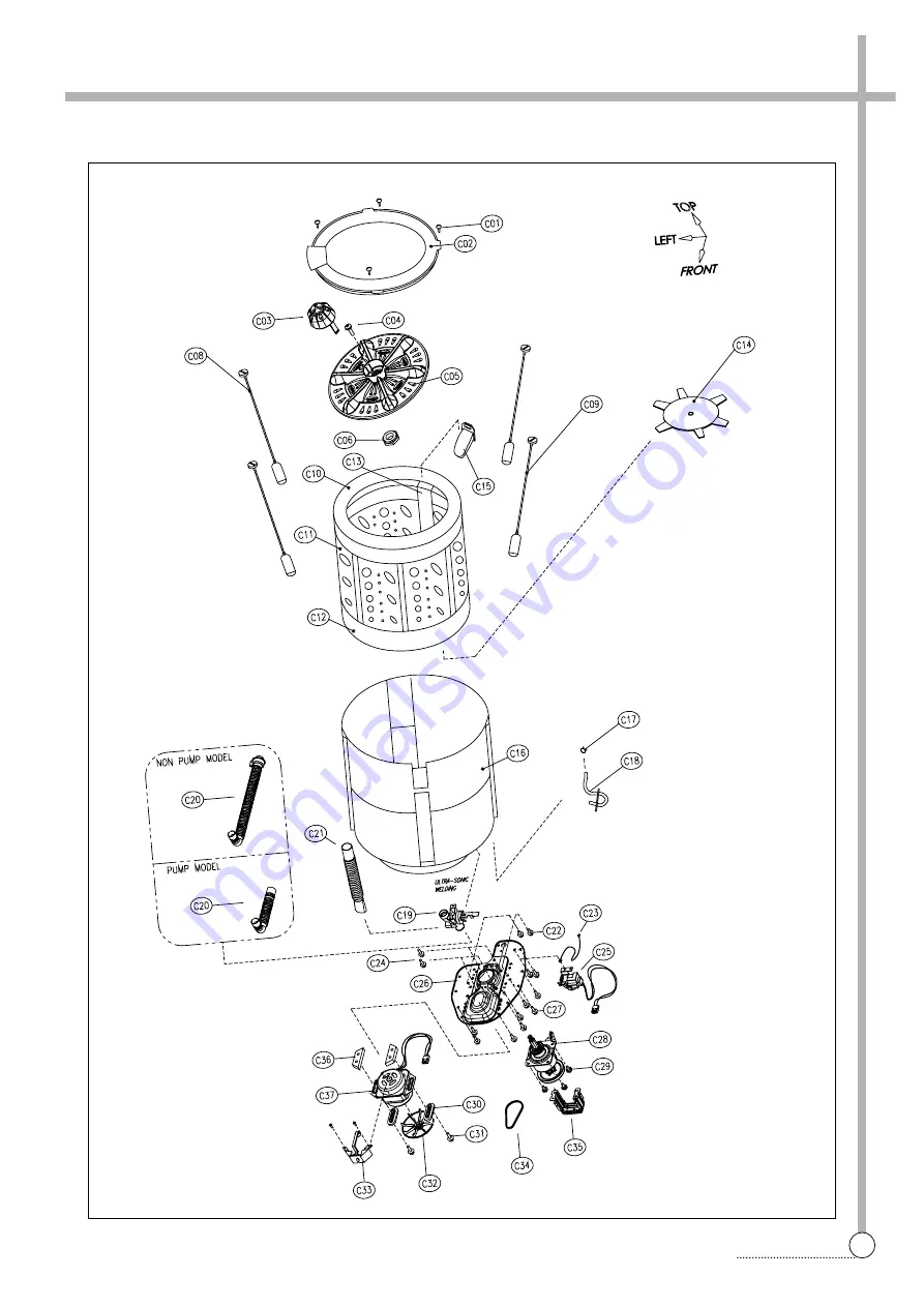 Daewoo DWF-805M Service Manual Download Page 18