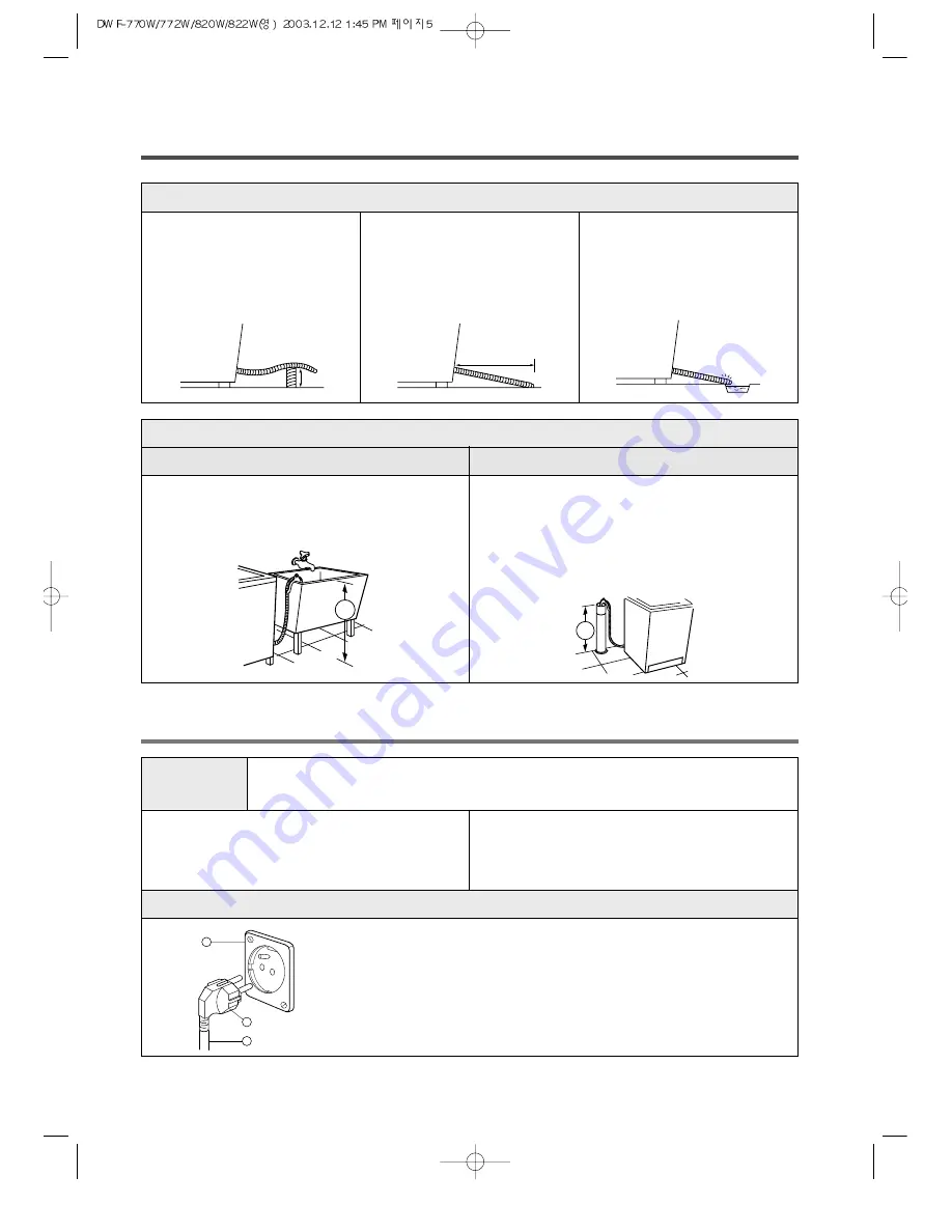 Daewoo DWF-820W Instruction Manual Download Page 5