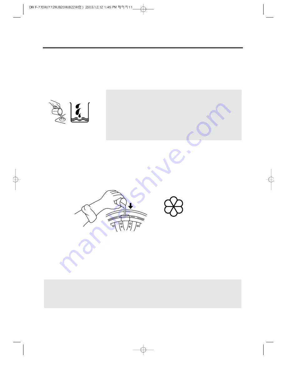 Daewoo DWF-820W Instruction Manual Download Page 11