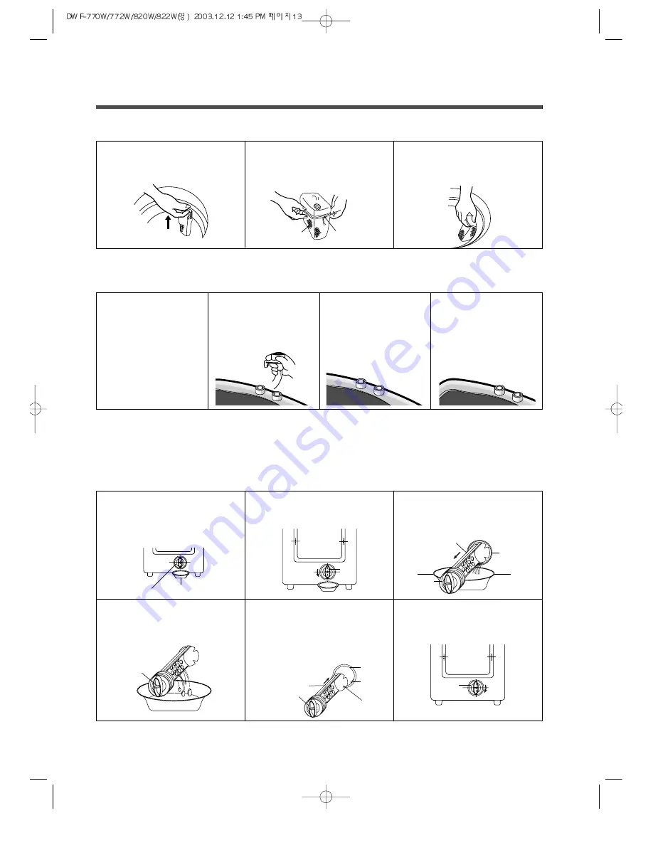 Daewoo DWF-820W Instruction Manual Download Page 13