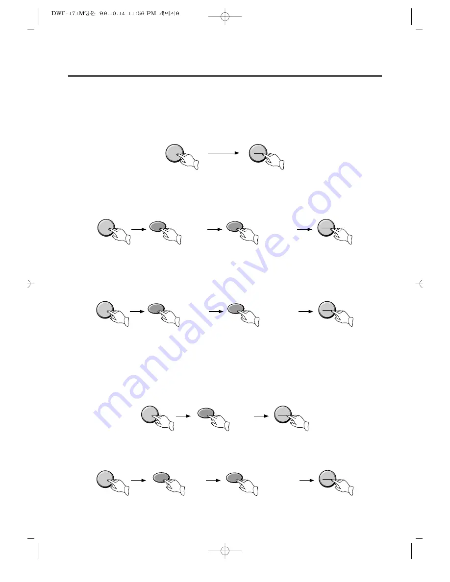 Daewoo DWF-901M Instruction Manual Download Page 9