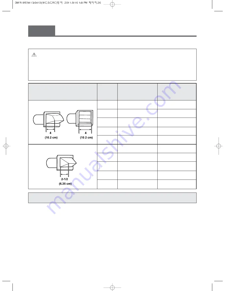 Daewoo DWR-WE5413WC Owner'S Manual Download Page 26