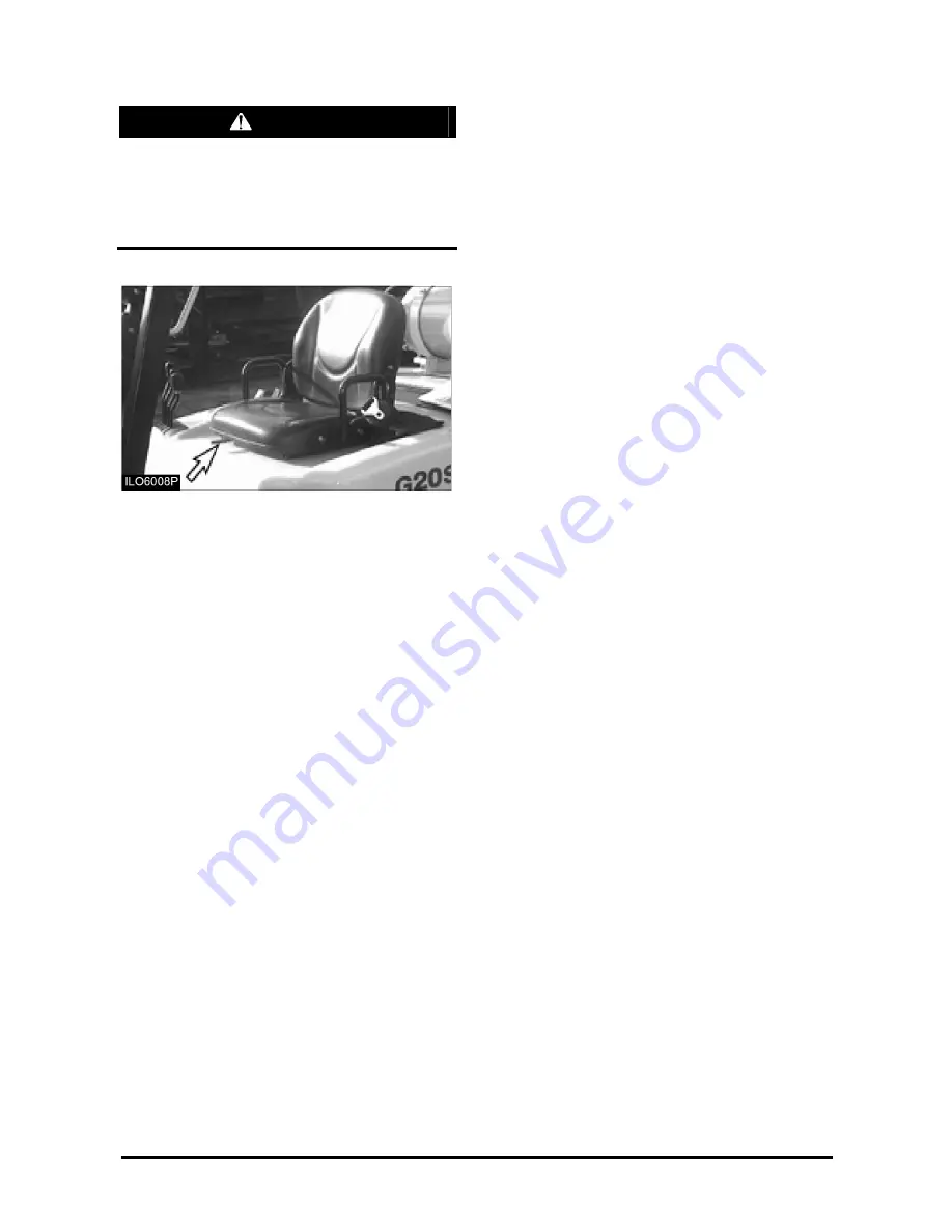 Daewoo G20E-3 Operation & Maintenance Manual Download Page 79