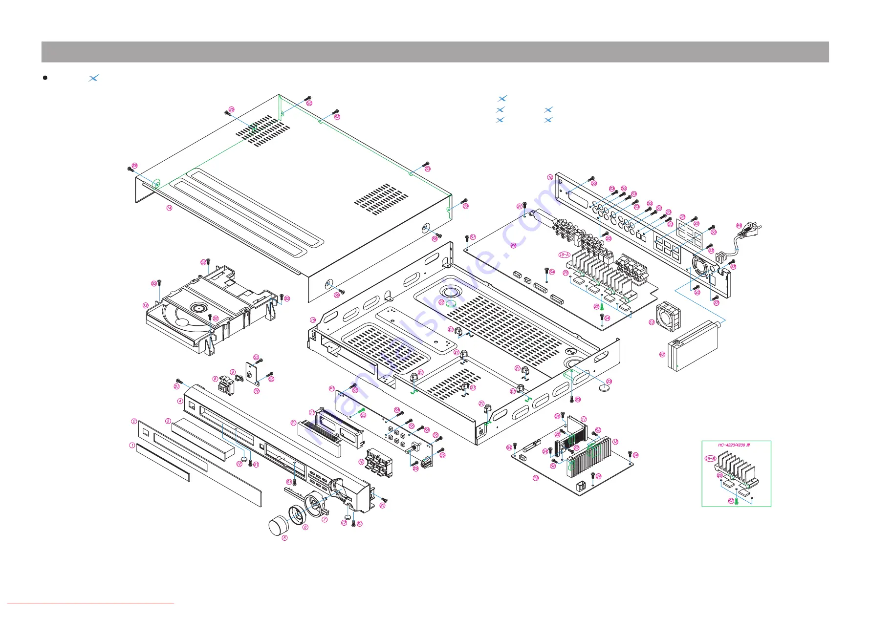 Daewoo HC-4100B Series Service Manual Download Page 62