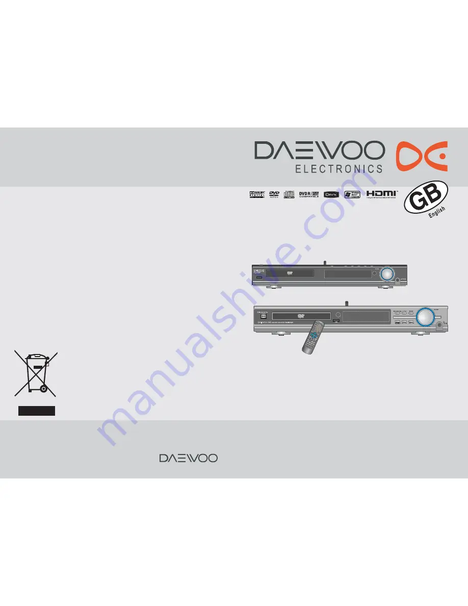 Daewoo HC-4180HWL Instruction Manual Download Page 1