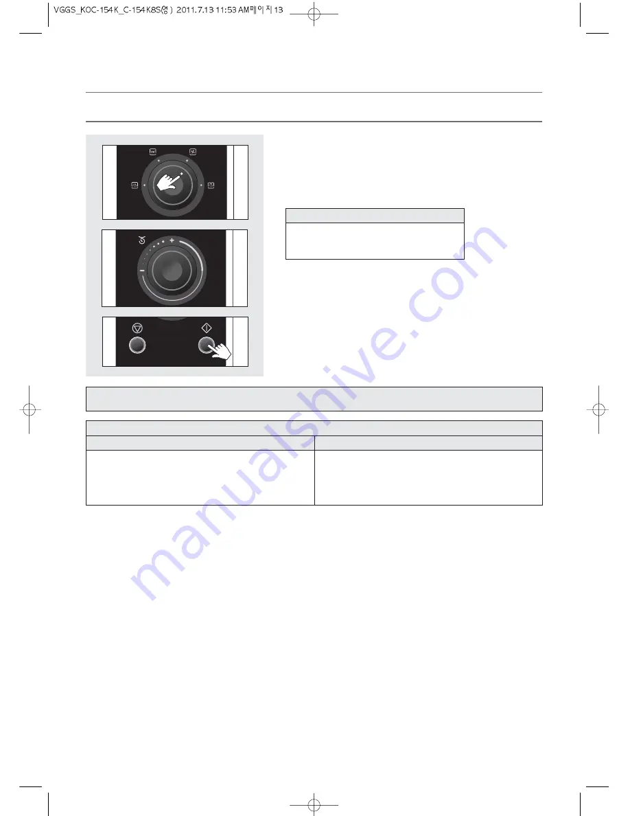 Daewoo KOC-154K8S Owner'S Manual Download Page 15