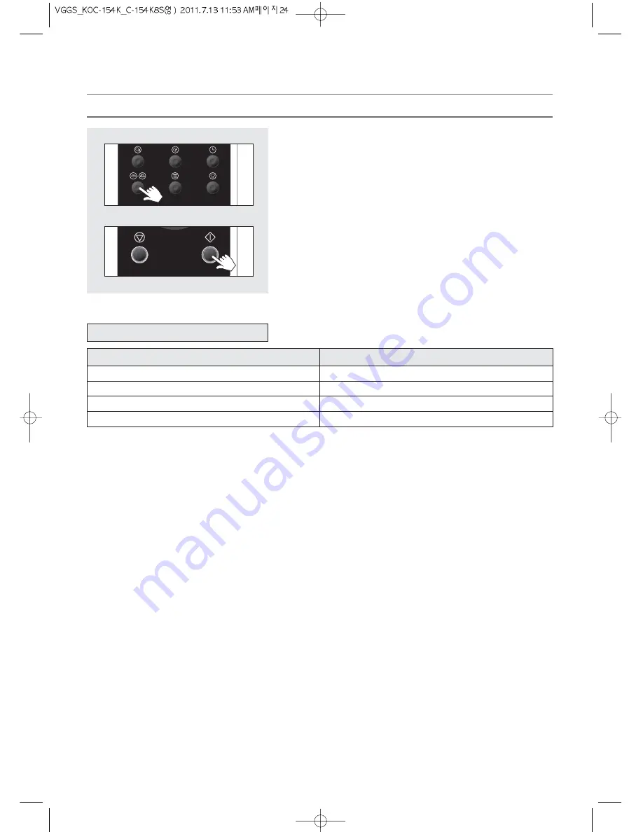 Daewoo KOC-154K8S Owner'S Manual Download Page 26