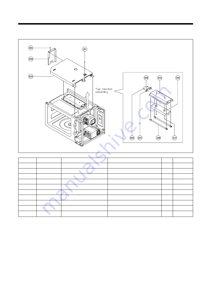 Daewoo KOC-154K8S Service Manual Download Page 16