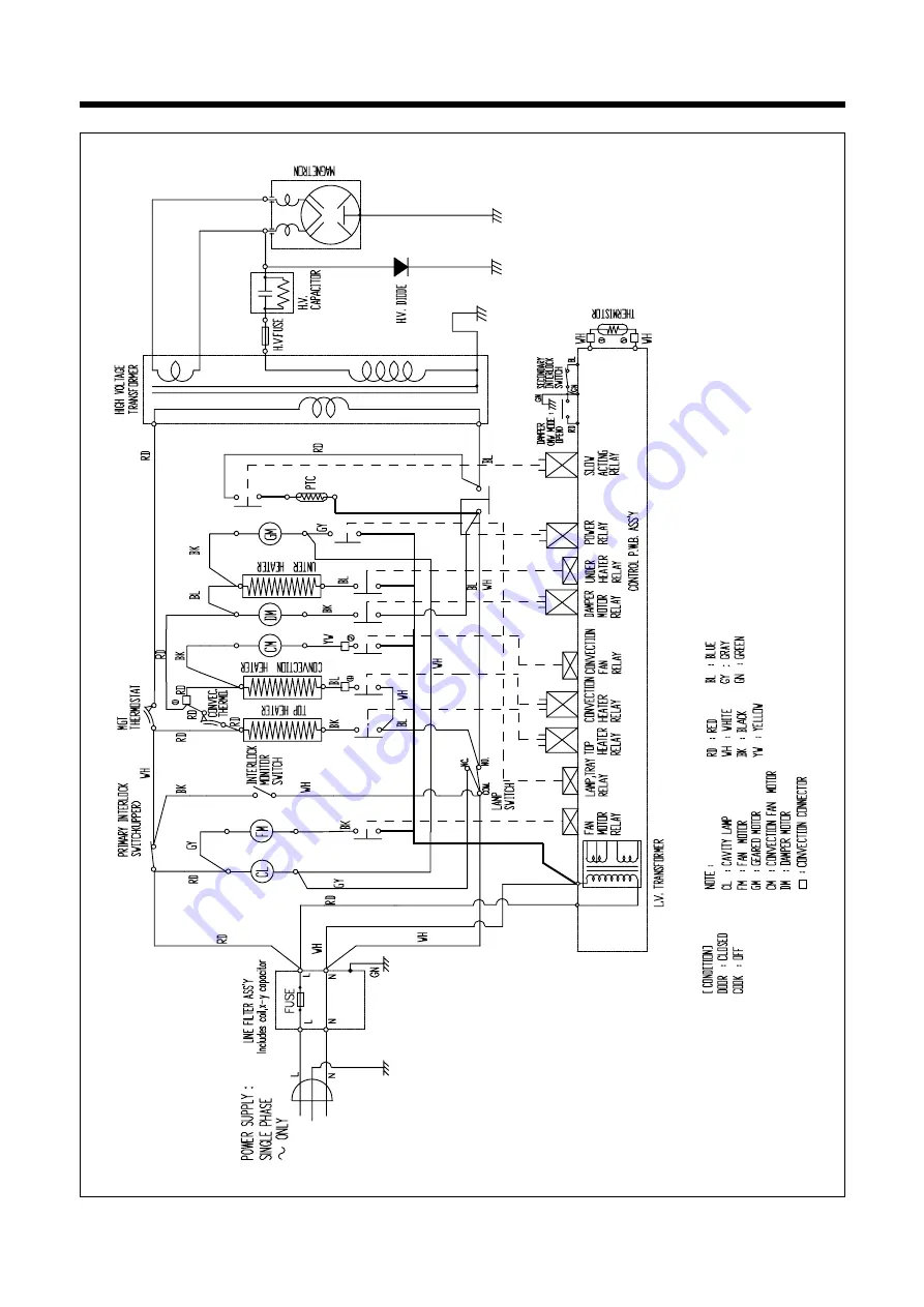 Daewoo KOC-154K8S Service Manual Download Page 30