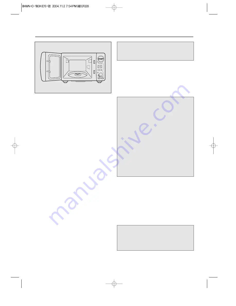 Daewoo KOC-1B0K01 Owner'S Manual Download Page 30