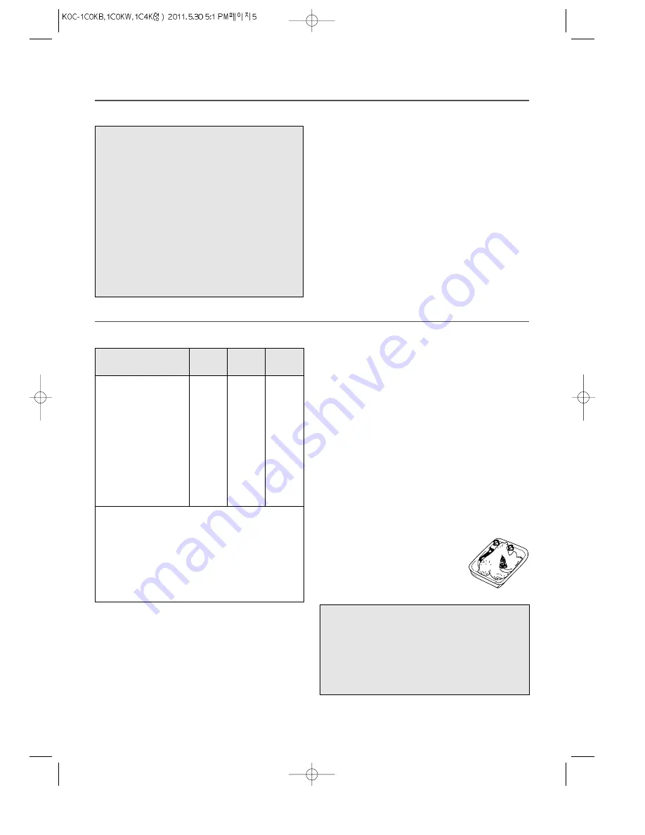 Daewoo KOC-1C0KB Owner'S Manual Download Page 7