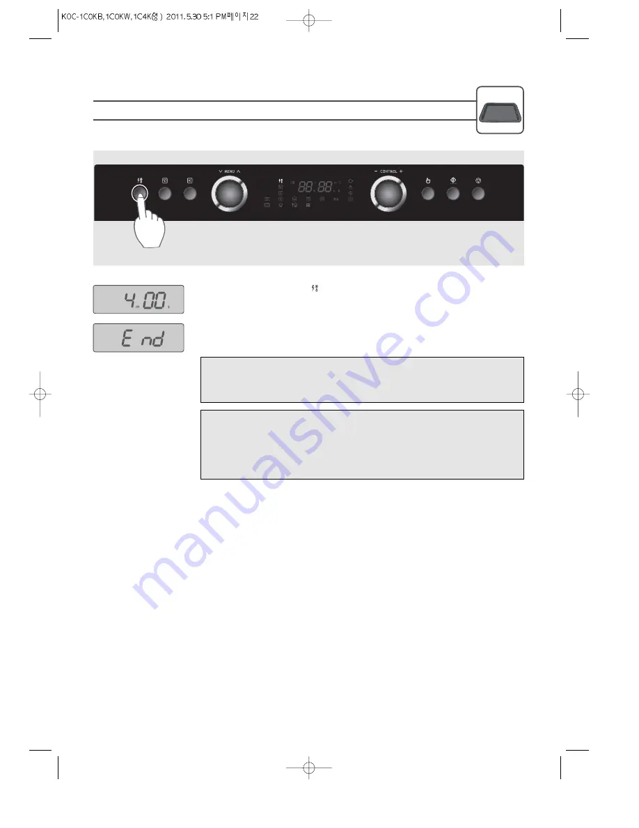 Daewoo KOC-1C0KB Owner'S Manual Download Page 24