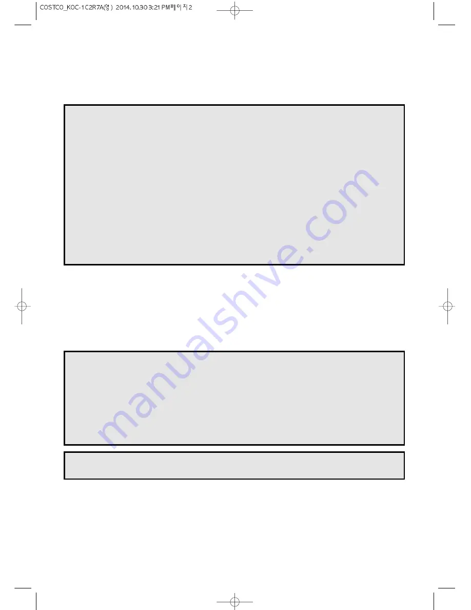 Daewoo KOC-1C2R7A Owner'S Manual Download Page 4