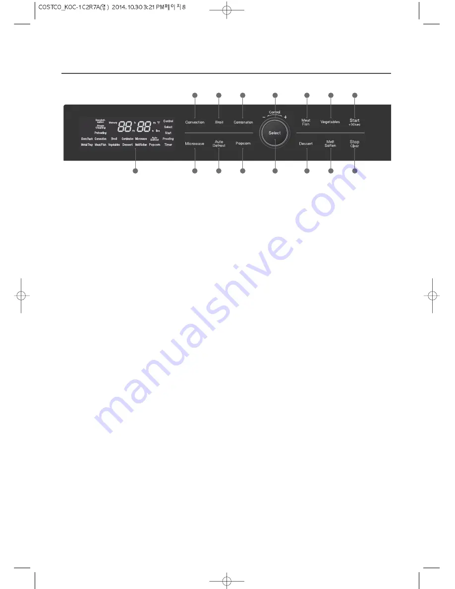 Daewoo KOC-1C2R7A Owner'S Manual Download Page 10