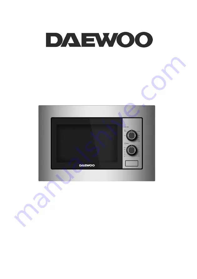 Daewoo KOC-20X-1 Instruction Manual Download Page 20