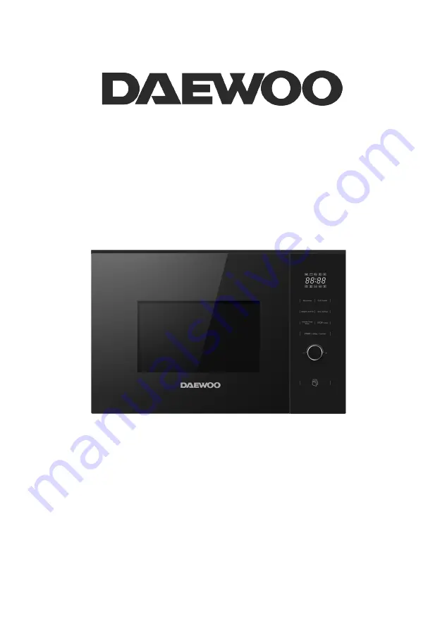 Daewoo KOC-25GB-1 Instruction Manual Download Page 1