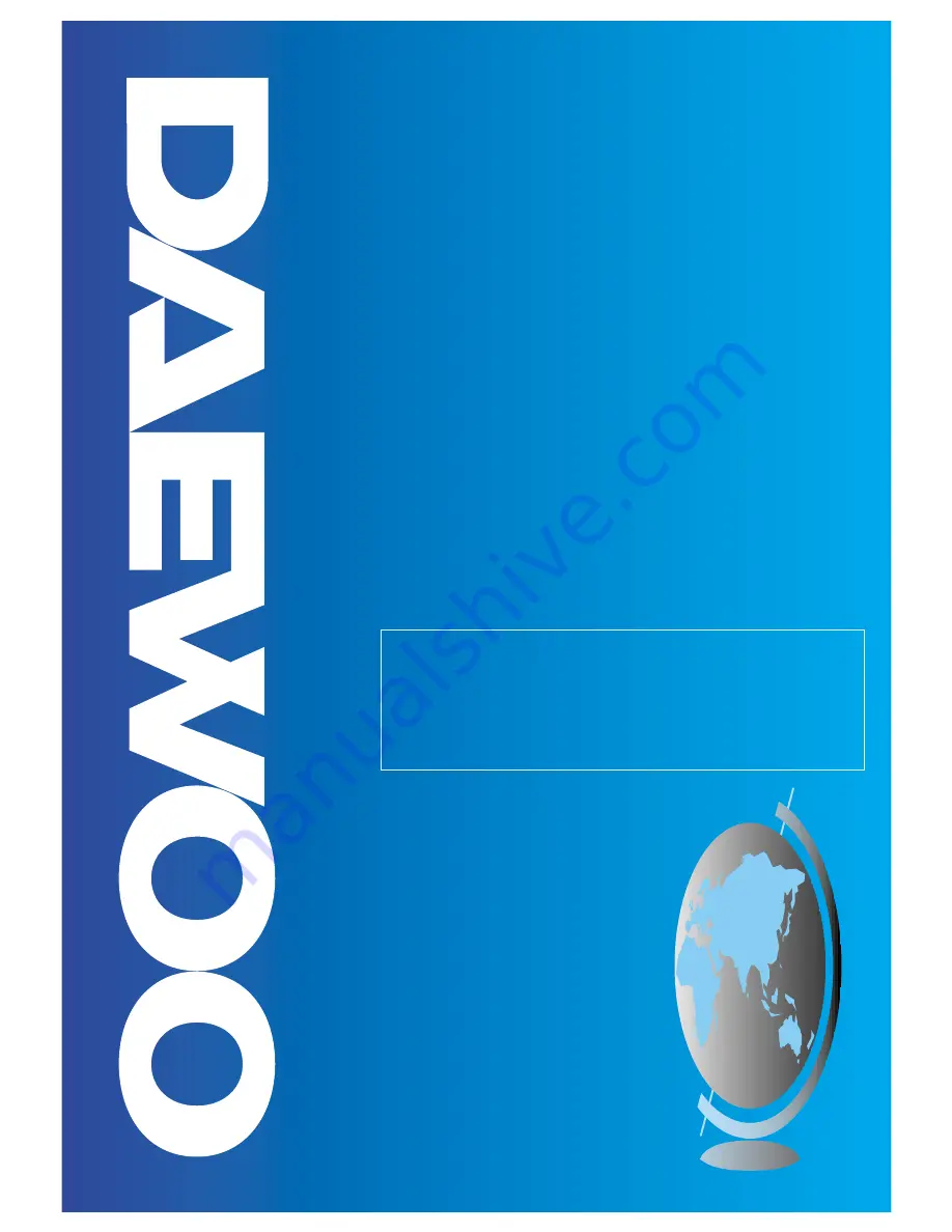 Daewoo KOC-870T0S Service Manual Download Page 1