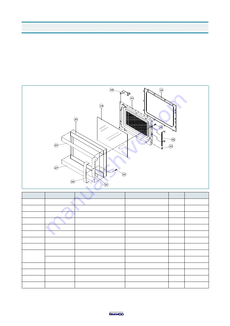 Daewoo KOC-984T Service Manual Download Page 14