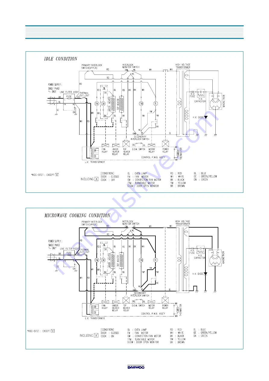 Daewoo KOC-984T Service Manual Download Page 24