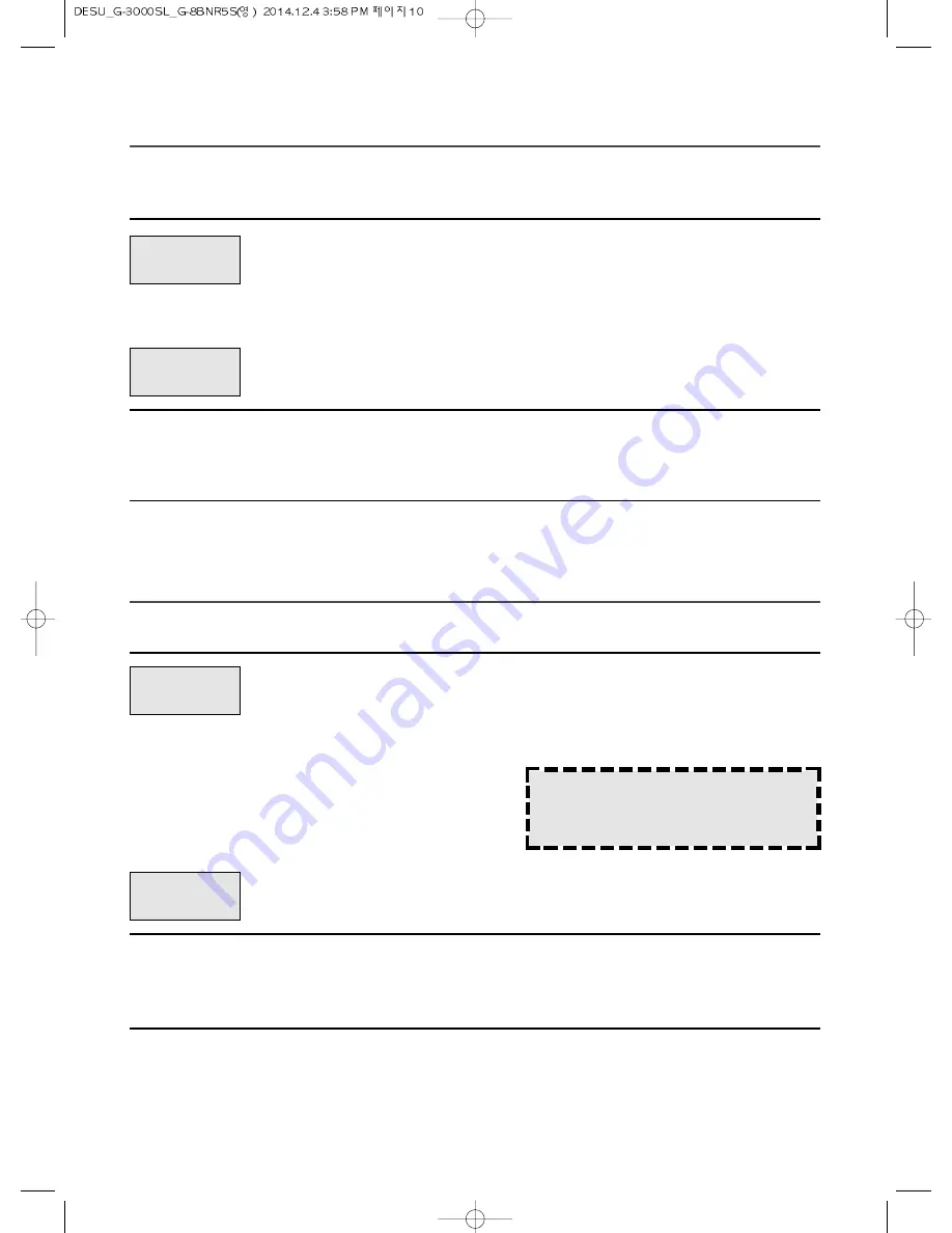 Daewoo KOG-3000SL Operating Instructions & Cook Book Download Page 11