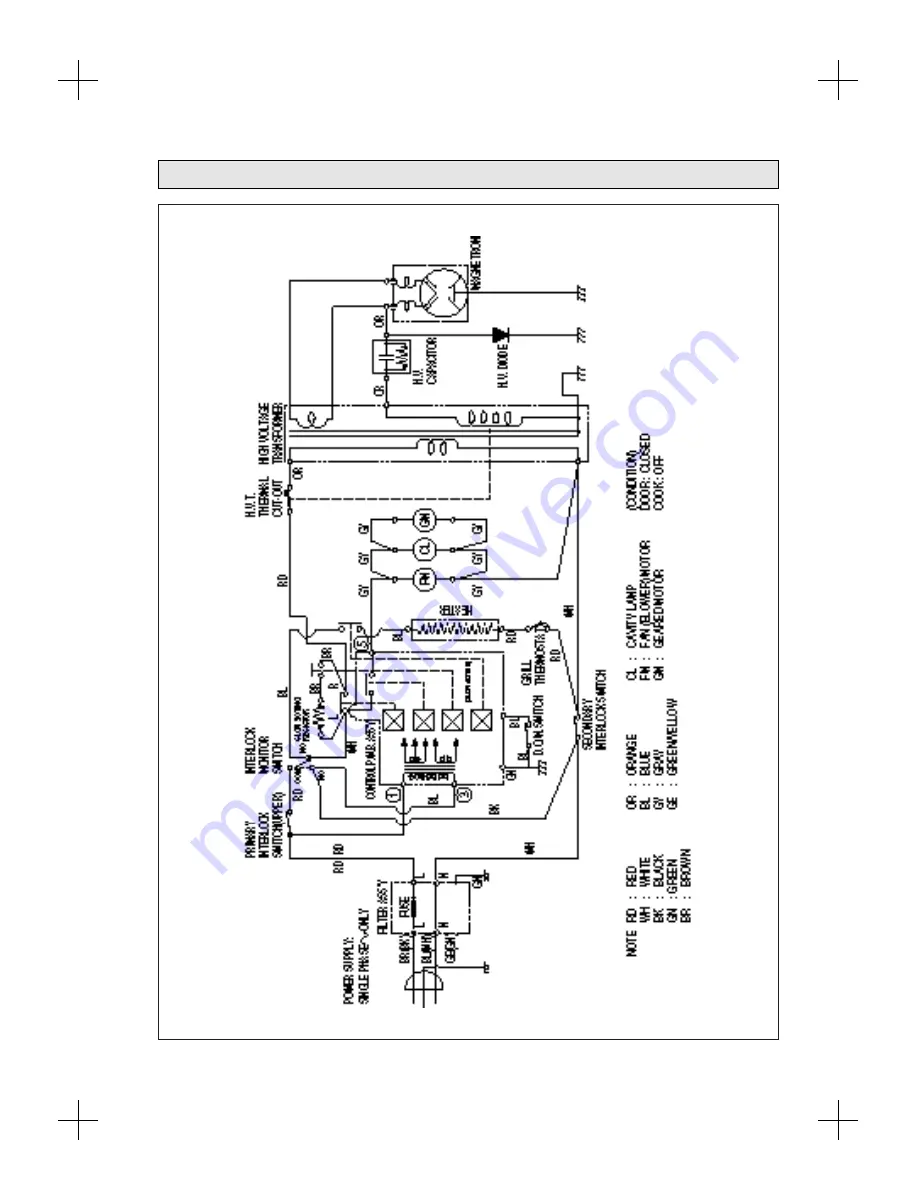 Daewoo KOG-361Q Service Manual Download Page 38