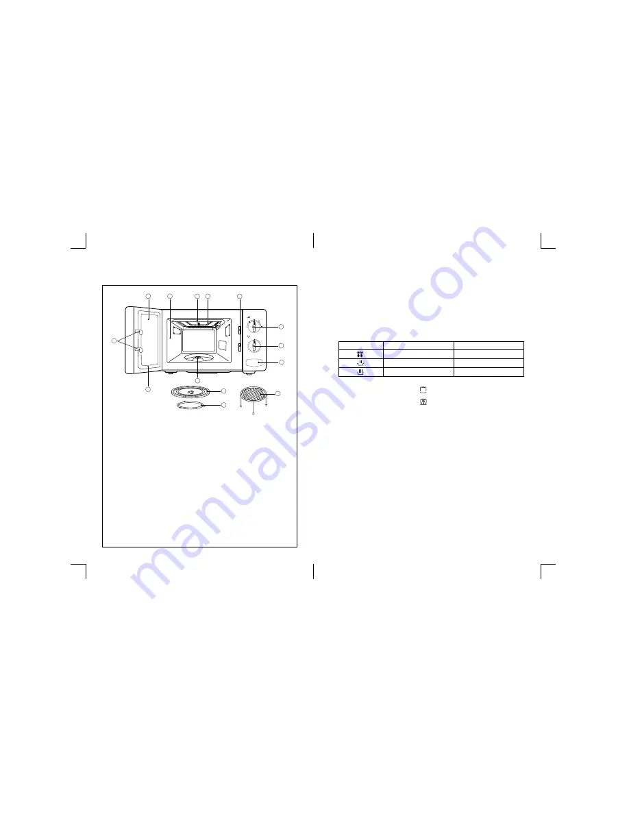 Daewoo KOG-3685 Operating Instructions Manual Download Page 4