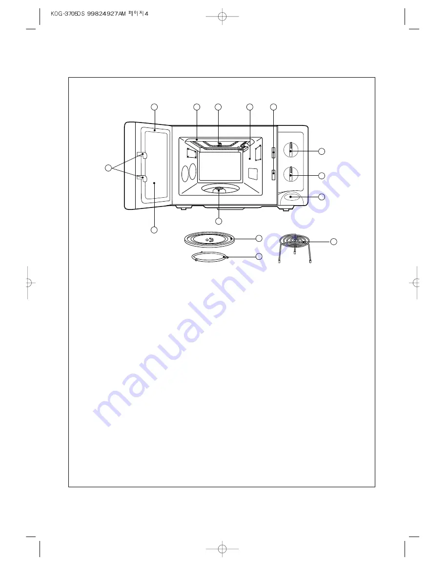 Daewoo KOG-3705 Operating Instructions Manual Download Page 5