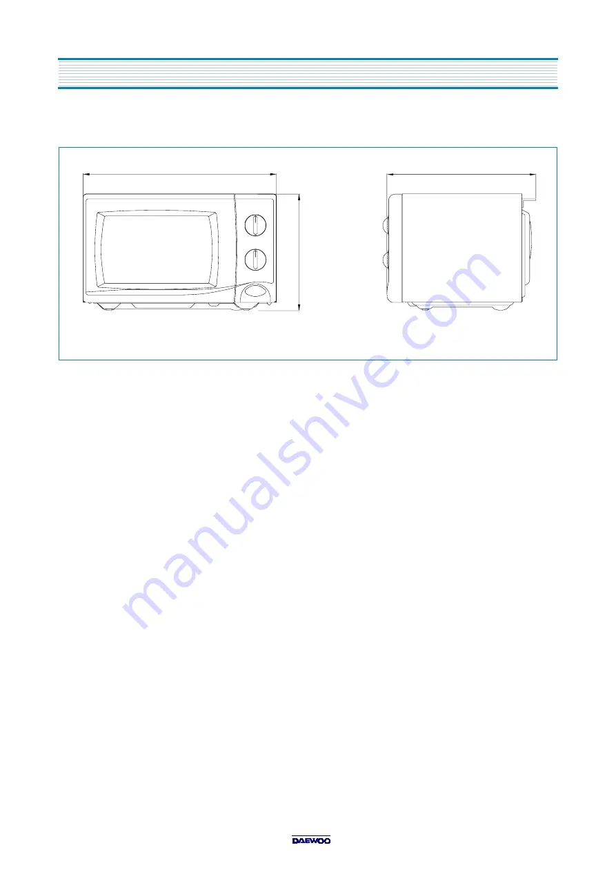 Daewoo KOG-37050S Service Manual Download Page 5