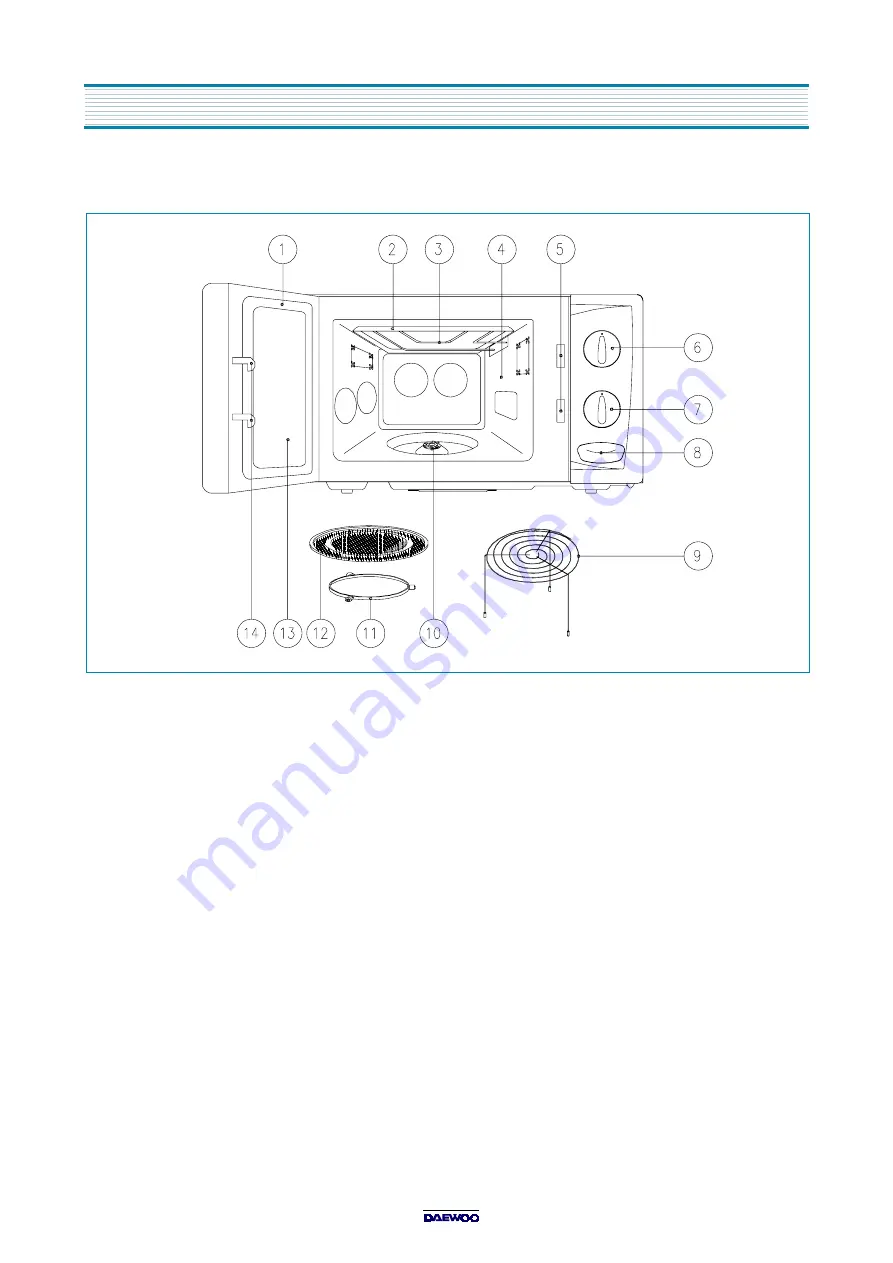 Daewoo KOG-37050S Service Manual Download Page 6