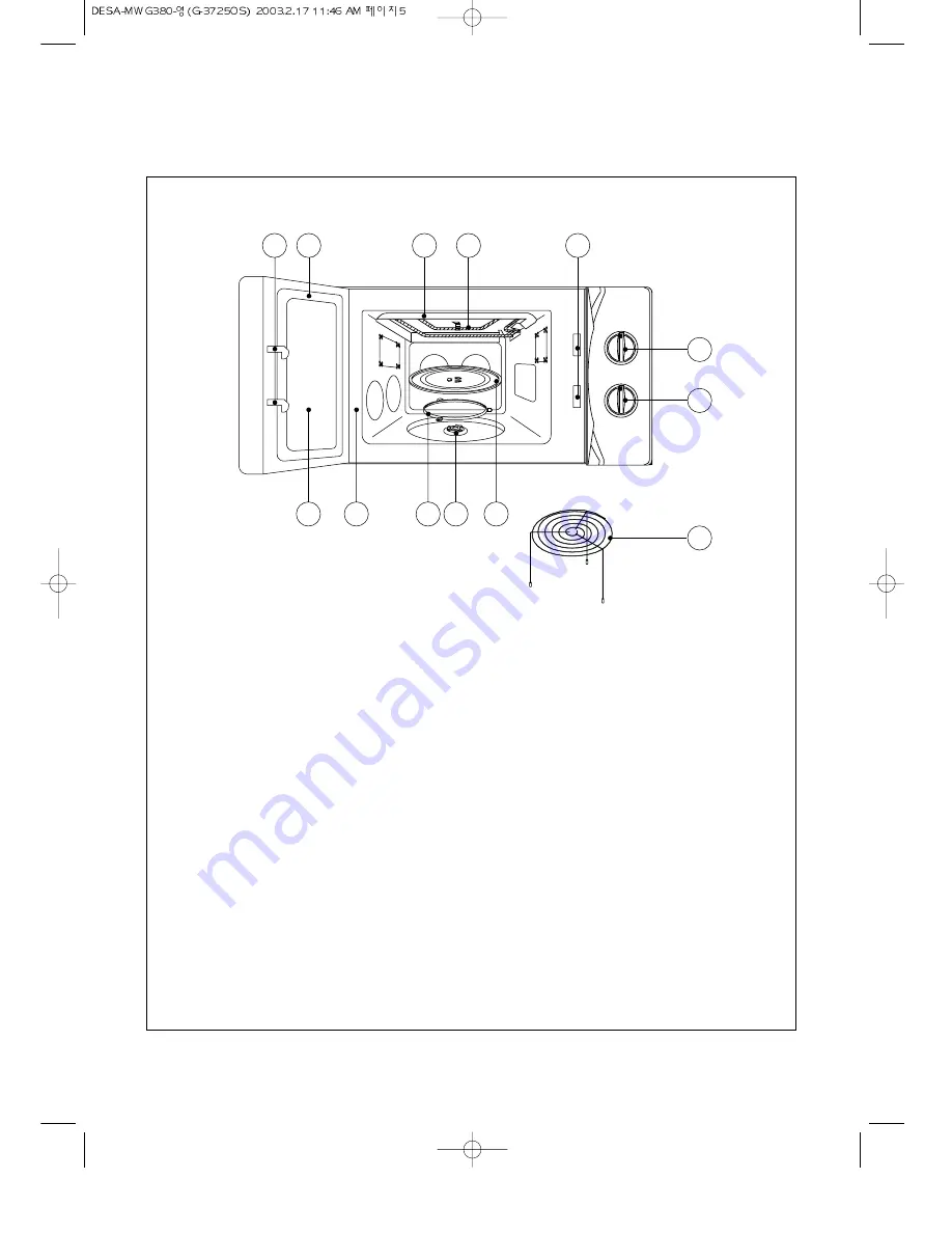 Daewoo KOG-37250S Скачать руководство пользователя страница 6