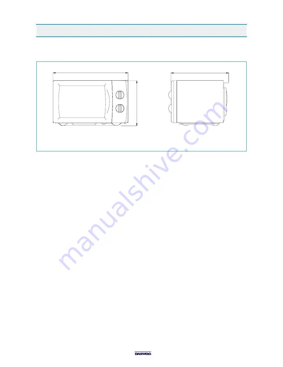 Daewoo KOG-37250S Service Manual Download Page 5