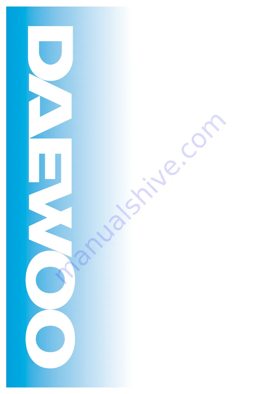 Daewoo KOG-37A50S Service Manual Download Page 1