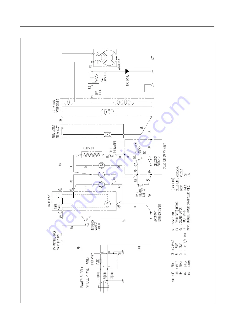 Daewoo KOG-37A50S Service Manual Download Page 24