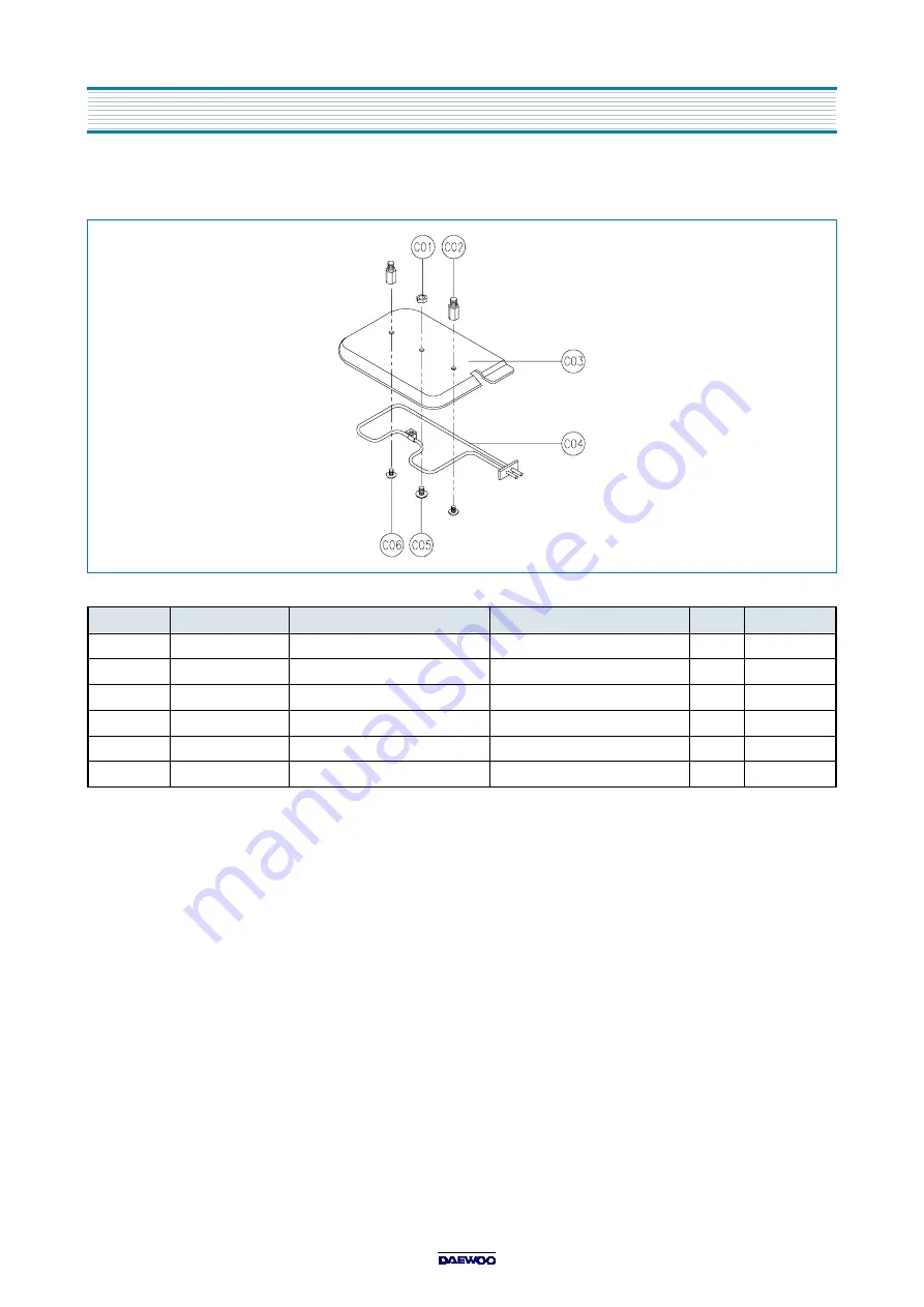 Daewoo KOG-37B50S Service Manual Download Page 17