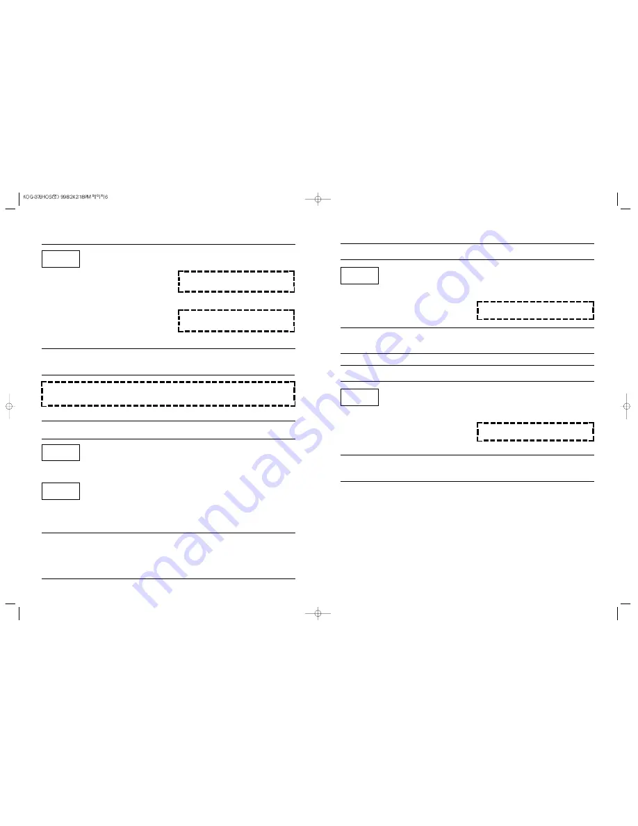 Daewoo KOG-37BH Operating Instructions Manual Download Page 7